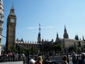 Big Ben a The House of parlament v Londýně